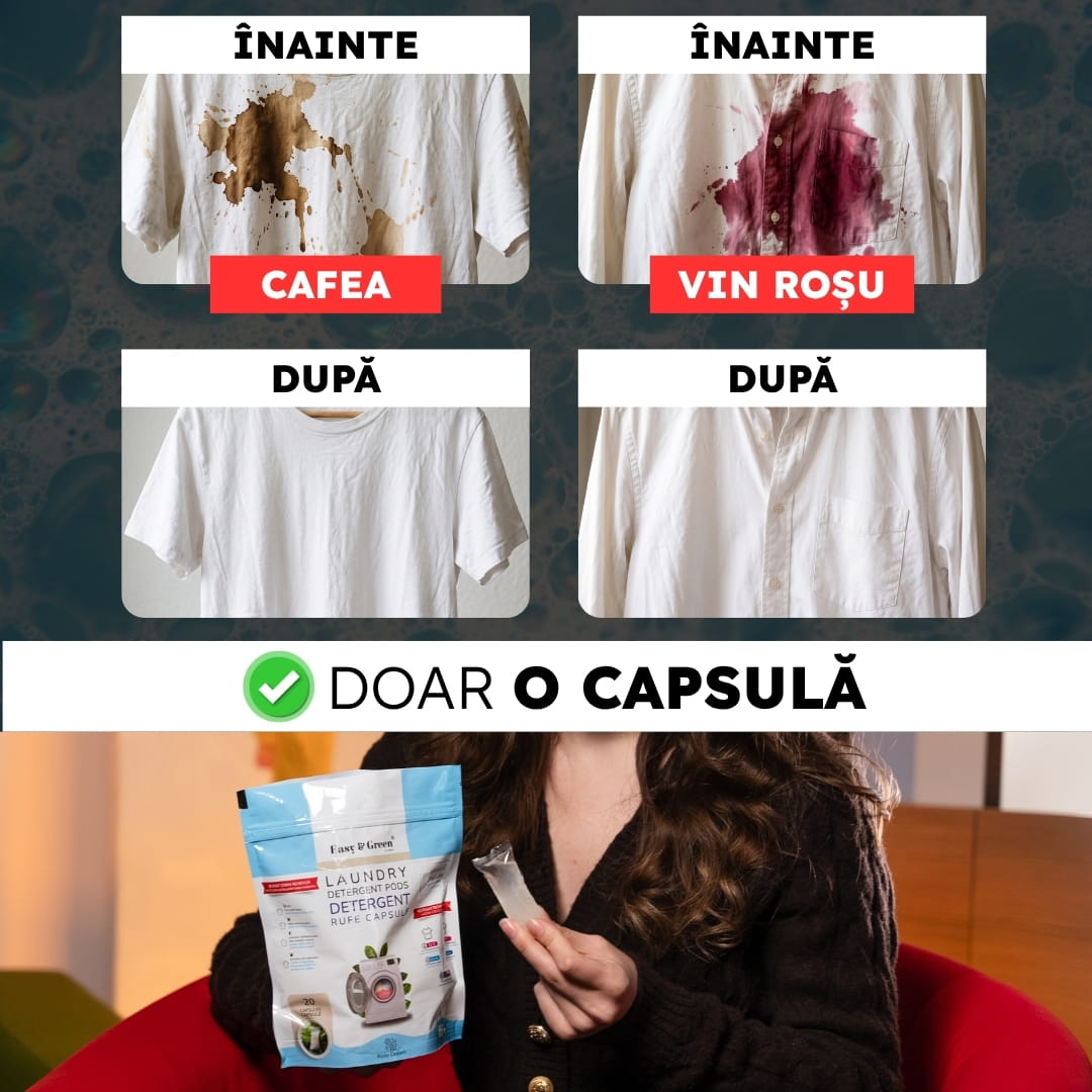 CAPSULE DETERGENT RUFE, 20 SPALARI