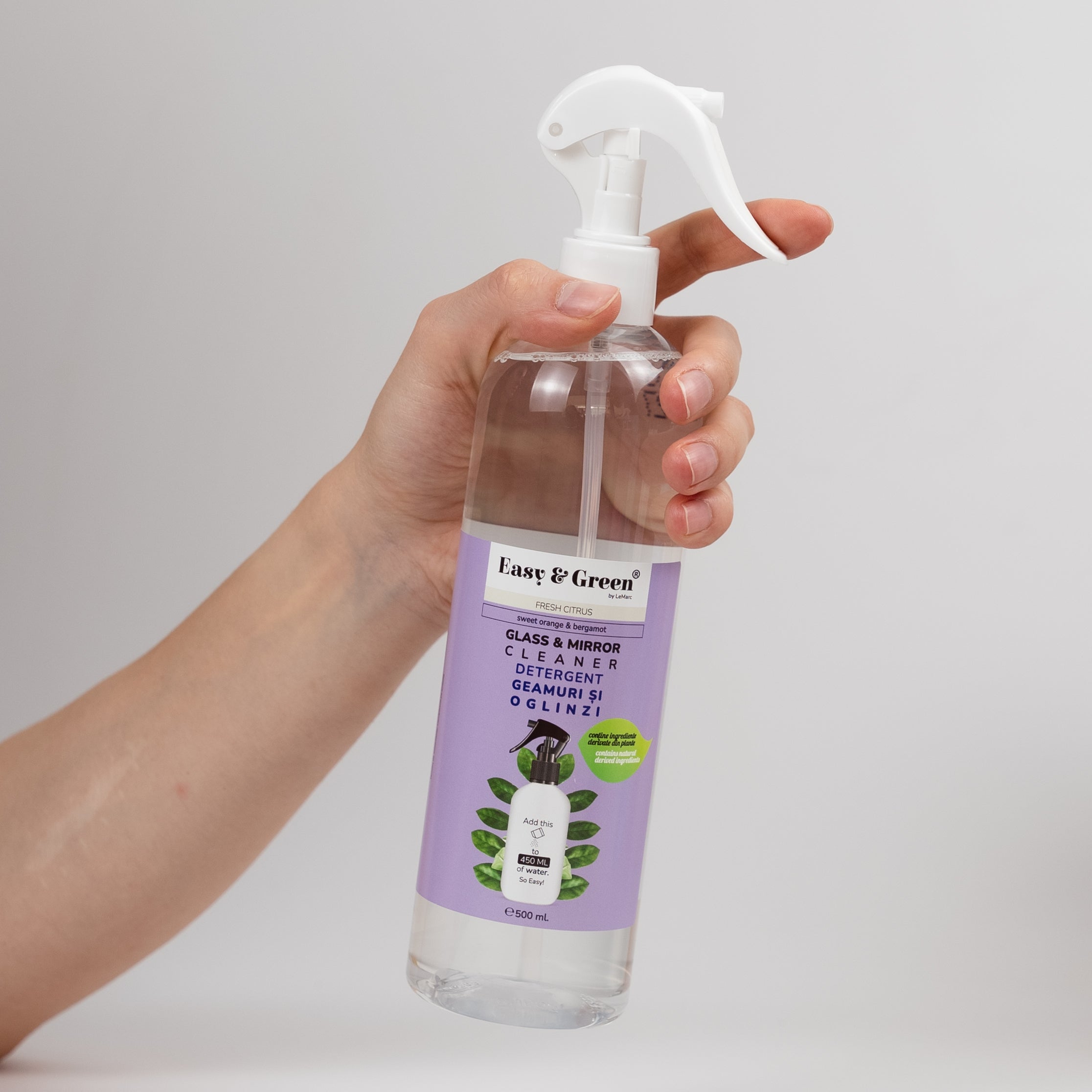 GLASS & MIRROR CLEANER - GATA DE FOLOSIT
