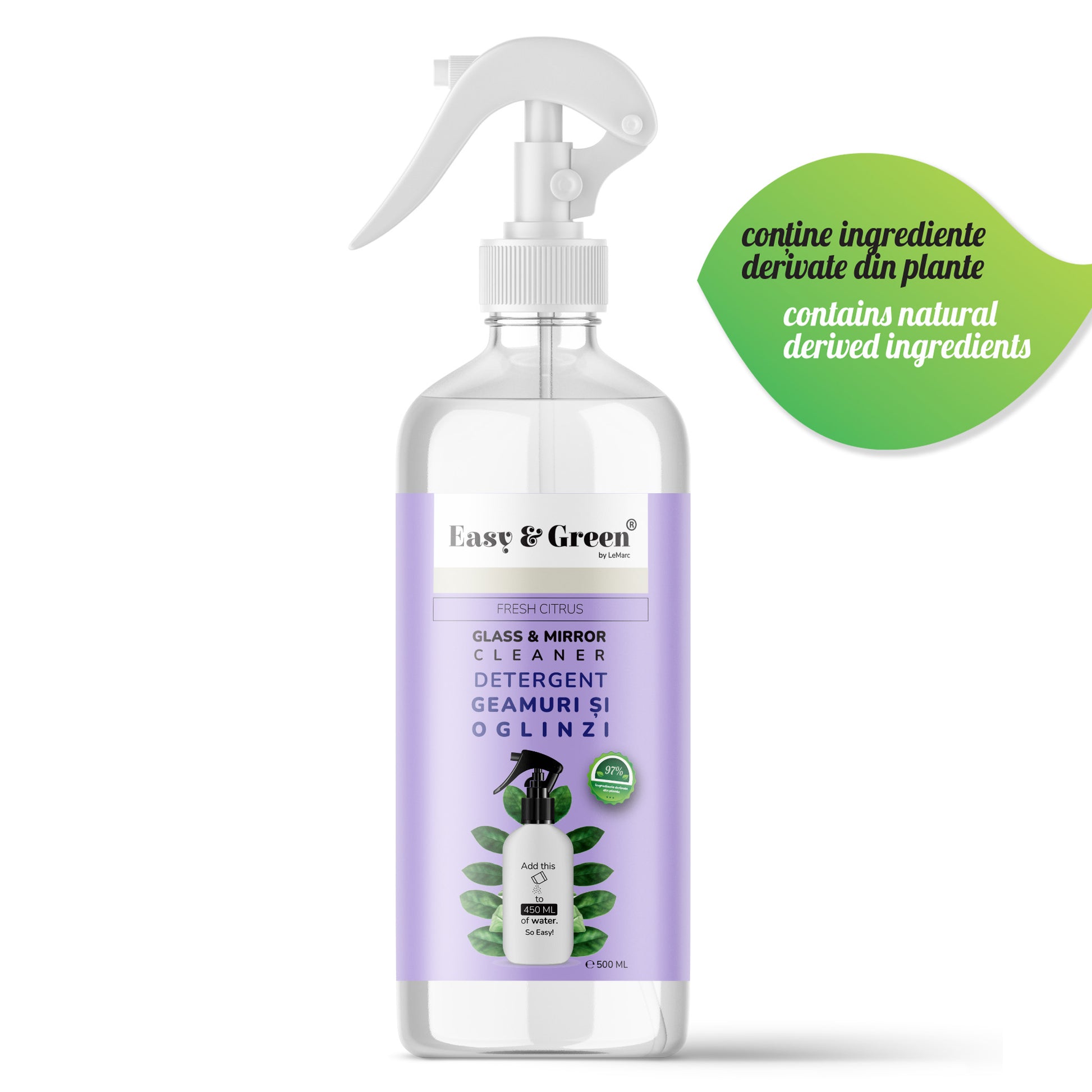 GLASS & MIRROR CLEANER - GATA DE FOLOSIT
