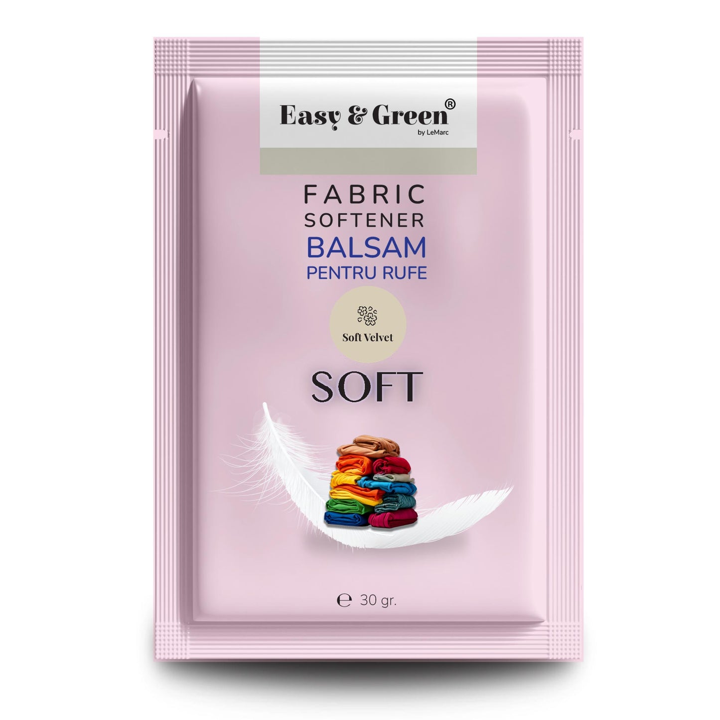 BALSAM RUFE SOFT VELVET, PLICULET, 10 SPALARI