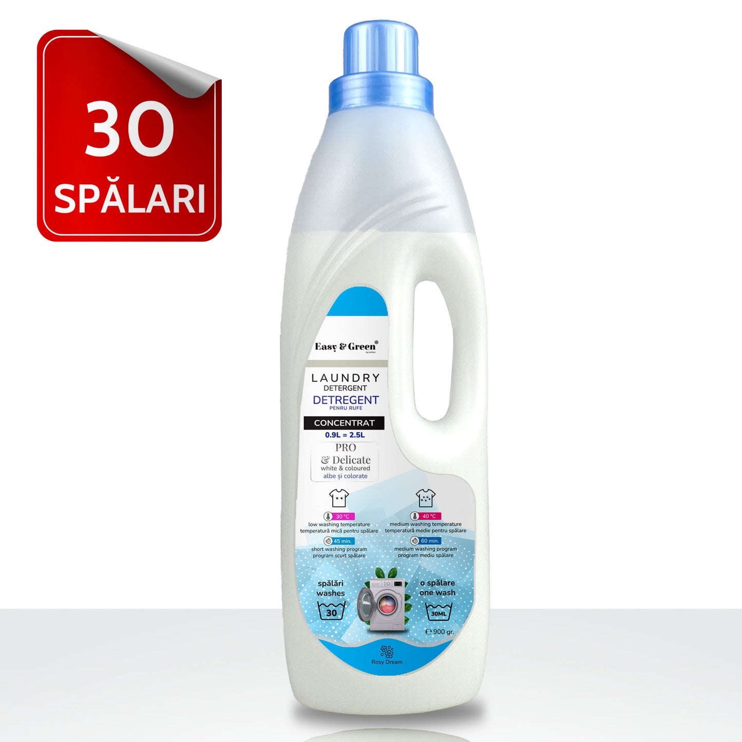 PRO & DELICATE DETERGENT CONCENTRAT, 30 SPALARI