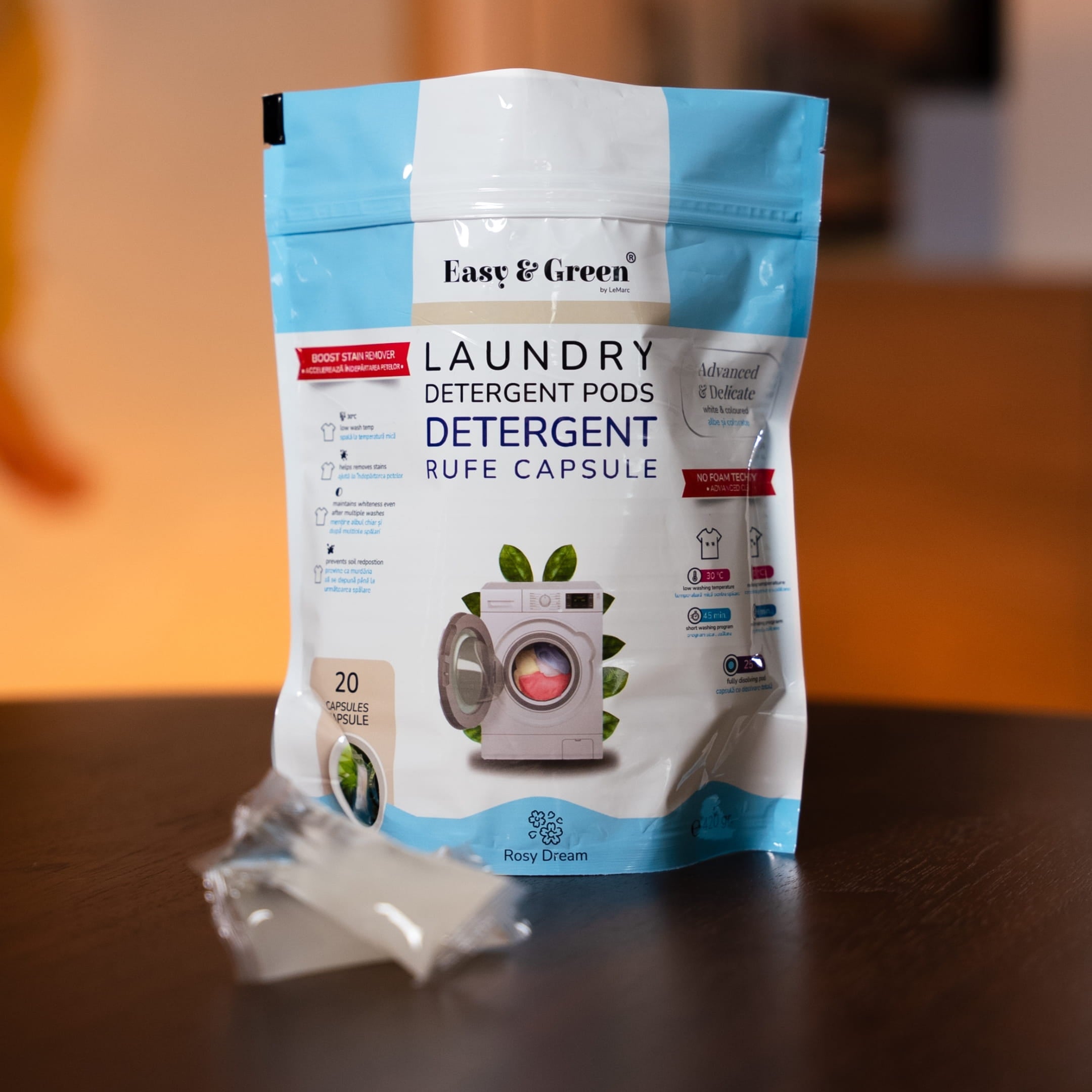 CAPSULE DETERGENT RUFE, 20 SPALARI